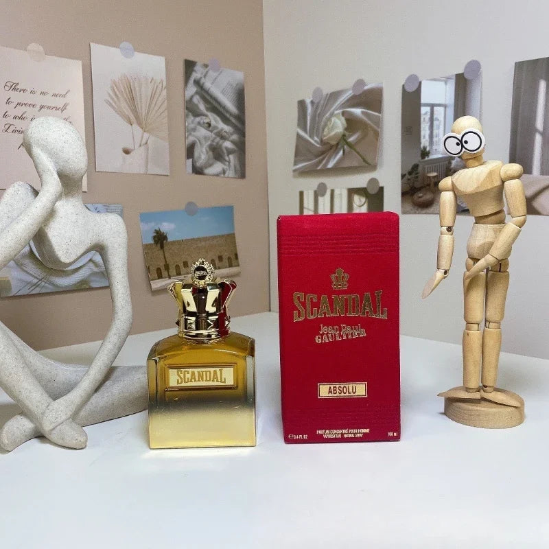 Men's 100ml  Eau De Parfum Long Lasting Woody Fragrance with Vetiver Tonka Leather&Sandalwood for Elegant Appeal Parfums Homme