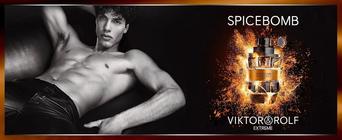 Viktor&Rolf - Spicebomb Extreme Eau De Parfum-Woody & Spice - Cologne for Men - with Notes of Amber & Vanilla Valentine Perfume