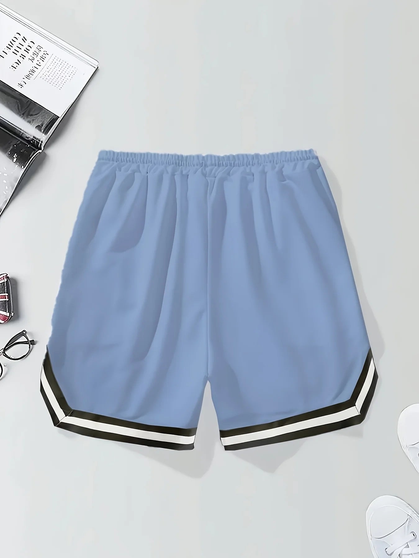 2025 Summer new men's shorts 3D printed basketball shorts casual sports and outdoor shorts