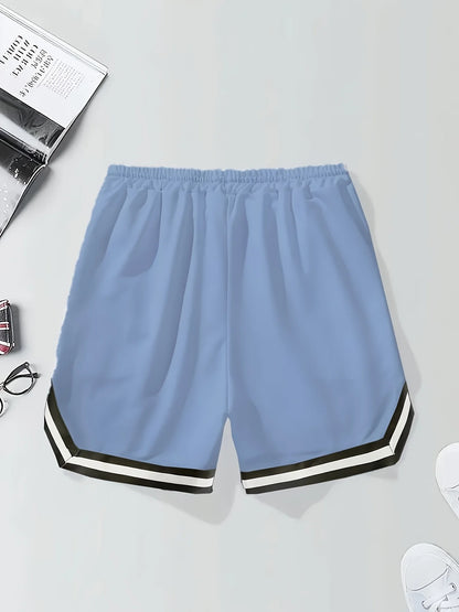 2025 Summer new men's shorts 3D printed basketball shorts casual sports and outdoor shorts