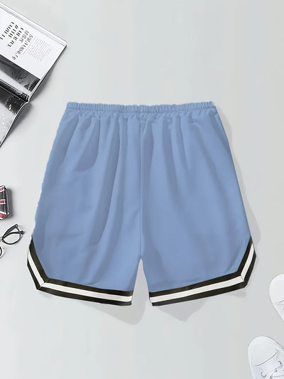 2025 Summer new men's shorts 3D printed basketball shorts casual sports and outdoor shorts