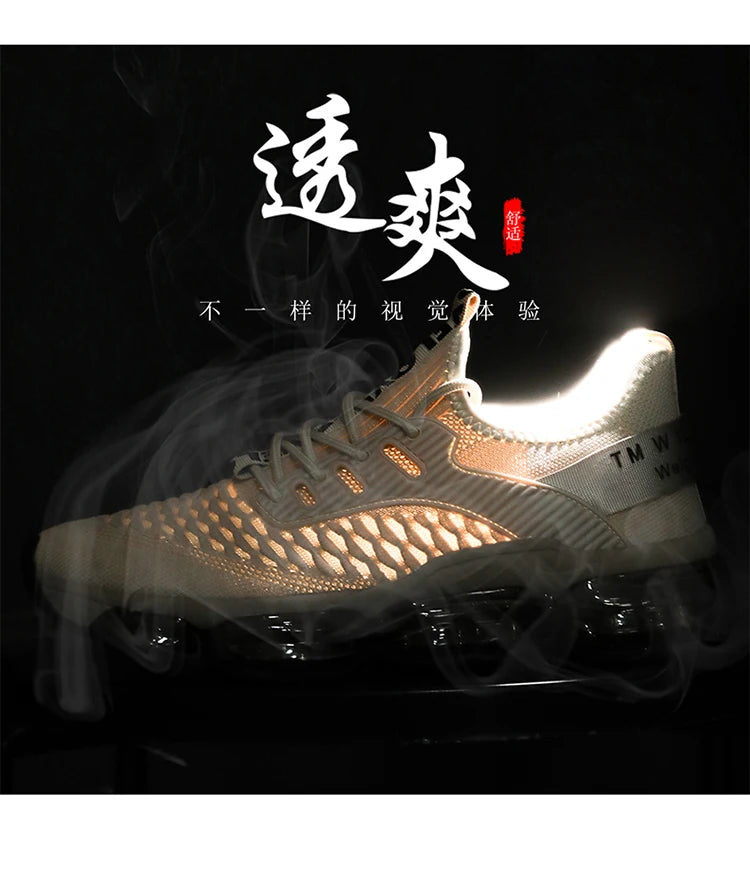 Luxury Men's Sneakers Casual Breathable Trainer Race Fashion Loafers Running Shoes for Male Tenis