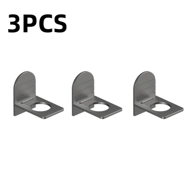 Metal Self-Adhesive Shampoo Bottle Shelf Free of Punch Shower Gel  Liquid Bottle Holder Bathroom Shelf Organizer Hook Shelves