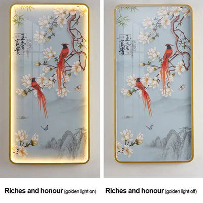 VIOLET Modern Picture Wall Light LED Chinese Creative Simple Mural Sconce Lamp For Home Living Room Study Corridor Decor