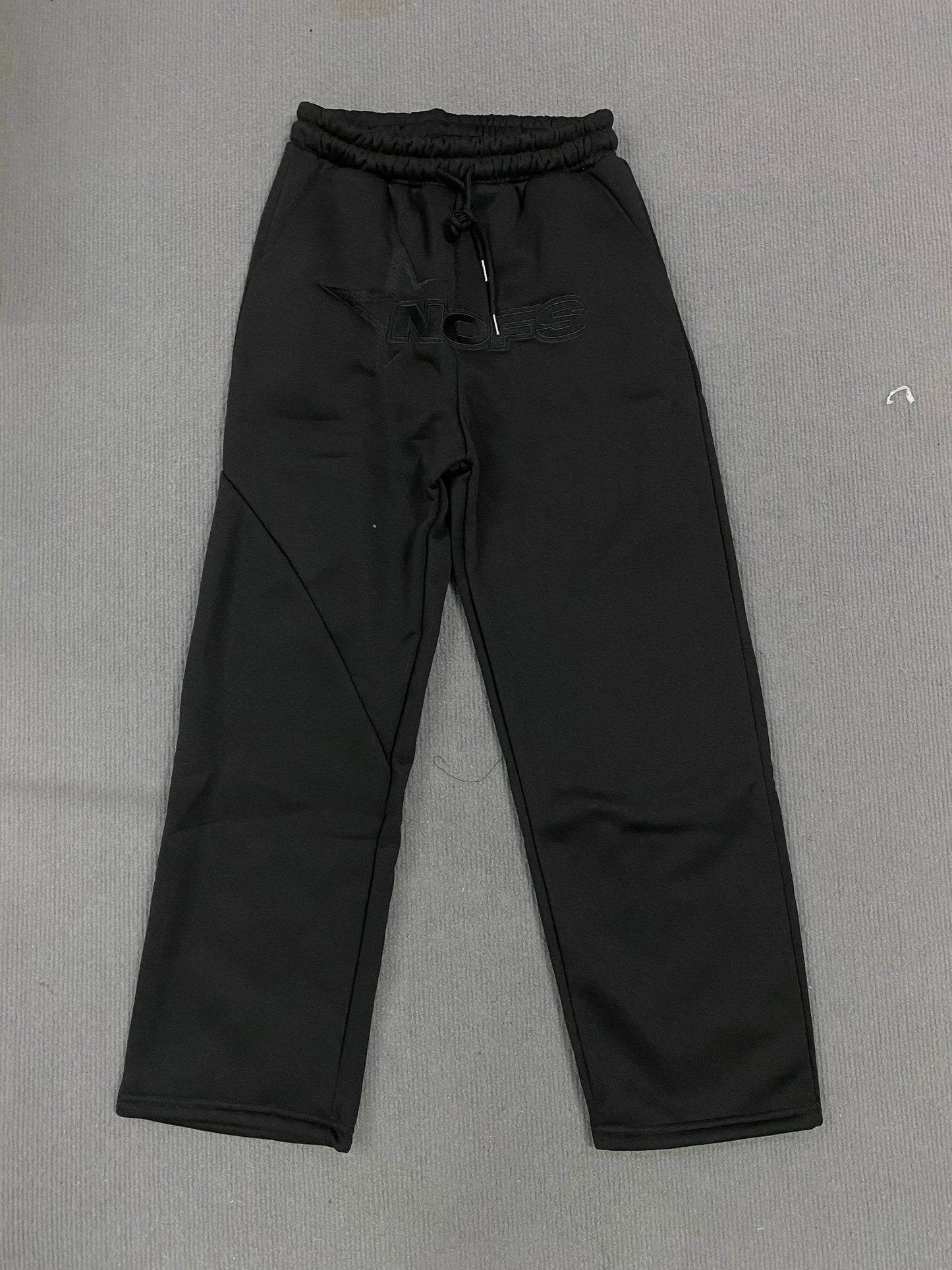 NOFS Letter Embroidery Fashion Brand Loose Oversized Hoodie Y2K Hip-Hop Streetwear women Pullovers Casual Top Pants Sportswear