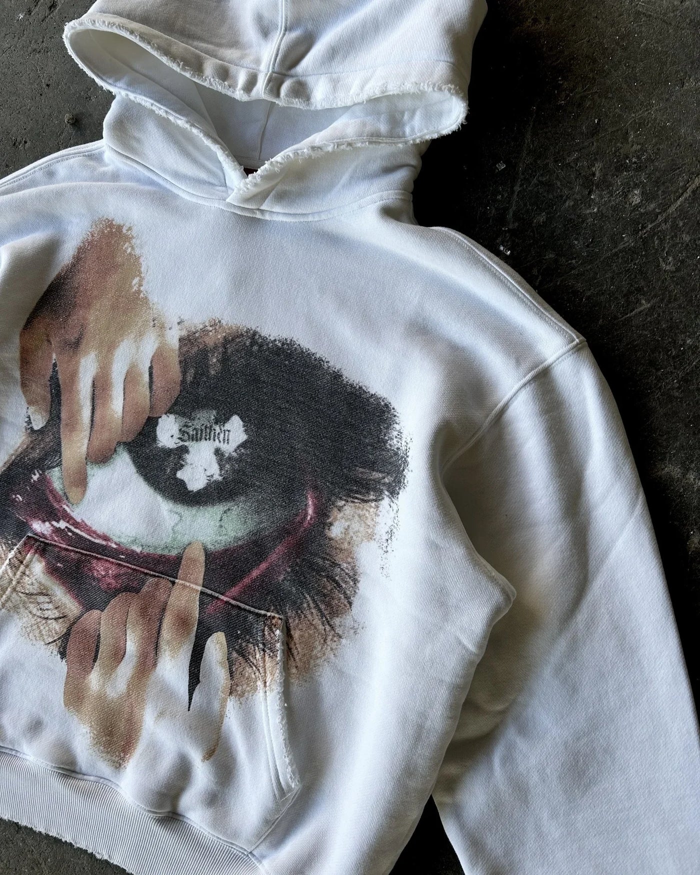 Y2K Retro Streetwear Big Eyes Print Women Fashion Sweatshirt Hip Hop Goth Loose Hoodie for Men and Women sweatshirt