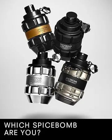 Viktor&Rolf - Spicebomb Extreme Eau De Parfum-Woody & Spice - Cologne for Men - with Notes of Amber & Vanilla Valentine Perfume