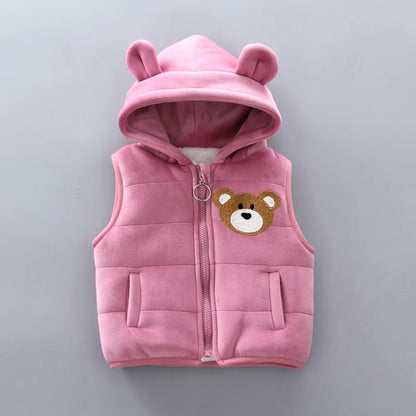 3PCS Winter Autumn Toddler Baby Boys Girls Clothes Baby Sweaters Coat +Pants +Hooded Vest Outfit Set Infant Warm Clothing Suits