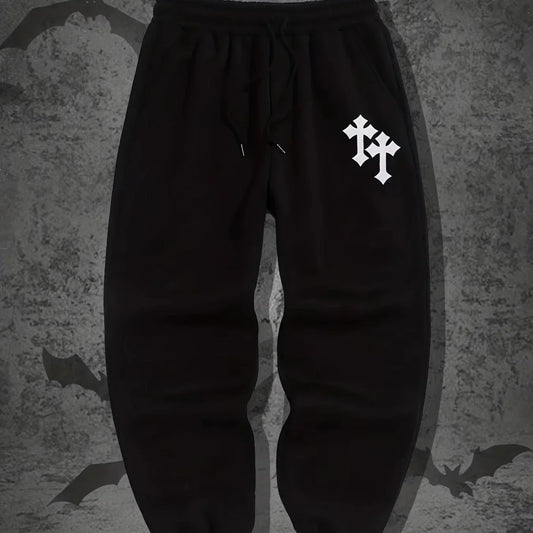 Harajuku Hip Hop Pants Printed Pattern Slimming Men's Y2K Gothic Casual Fashion Sports Street Couple Sports Pants Comfortable