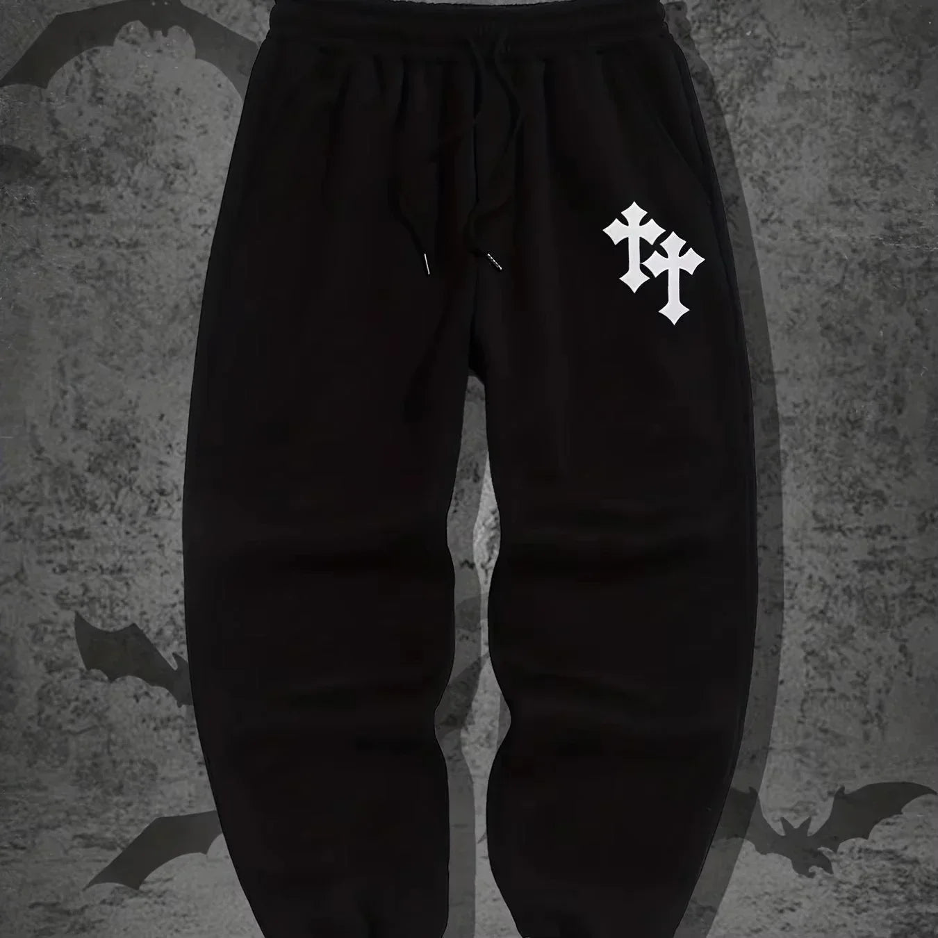 Harajuku Hip Hop Pants Printed Pattern Slimming Men's Y2K Gothic Casual Fashion Sports Street Couple Sports Pants Comfortable