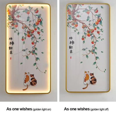 VIOLET Modern Picture Wall Light LED Chinese Creative Simple Mural Sconce Lamp For Home Living Room Study Corridor Decor