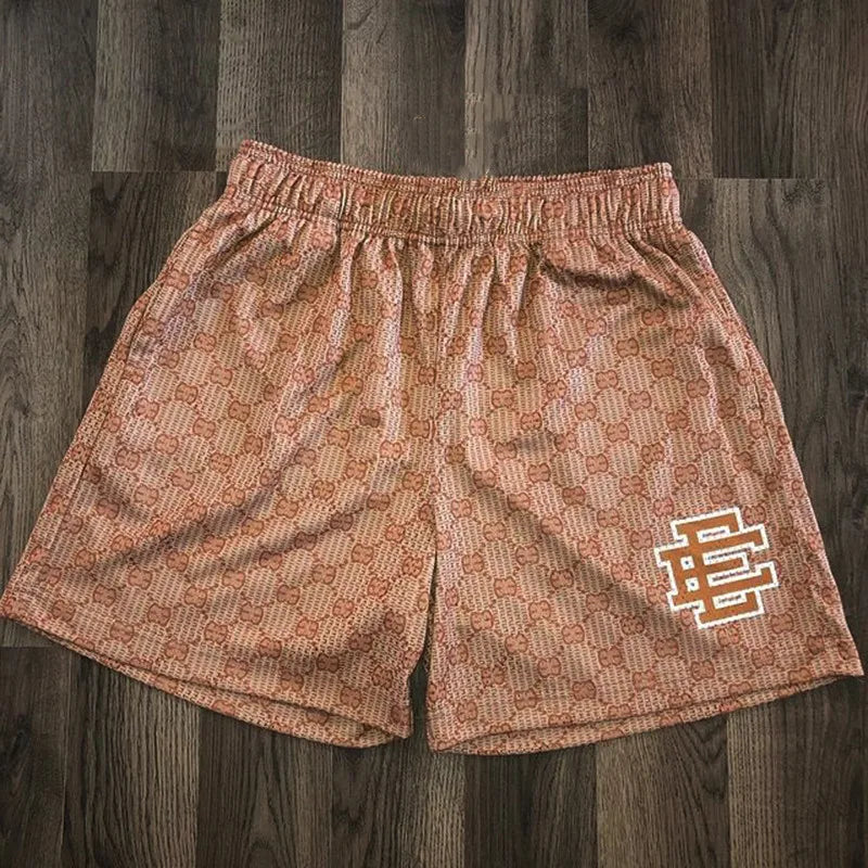 New men's summer Eric Emanuel brand shorts, basketball and football sports shorts, breathable mesh casual shorts ee2