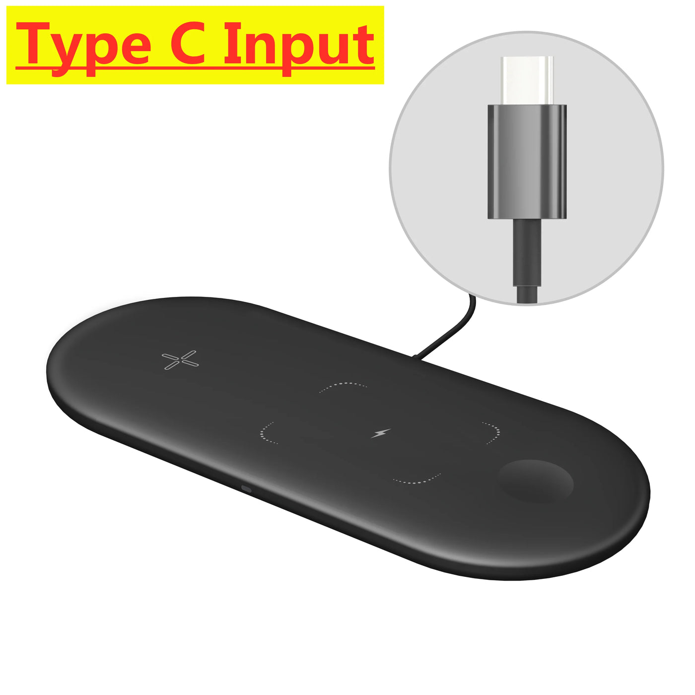 300W 3 In 1 Wireless Charger Stand Pad Super Fast Charging Dock Station for Apple Devices iPhone 16 15 14 13 iWatch 1-9 Airpods