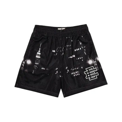 New men's summer Eric Emanuel brand shorts, basketball and football sports shorts, breathable mesh casual shorts ee2