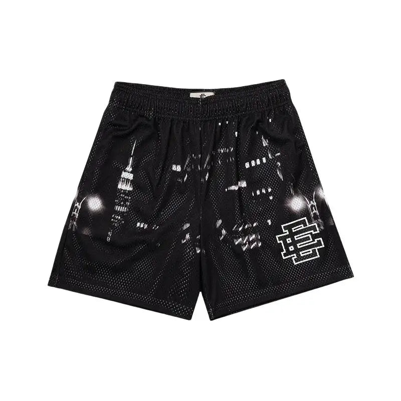 New men's summer Eric Emanuel brand shorts, basketball and football sports shorts, breathable mesh casual shorts ee2