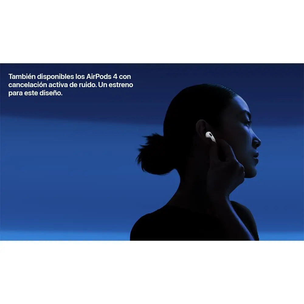 For Apple AirPods 4 (supports active noise cancellation) equipped with MagSafe charging case (USB-C), fourth generation Bluetooh