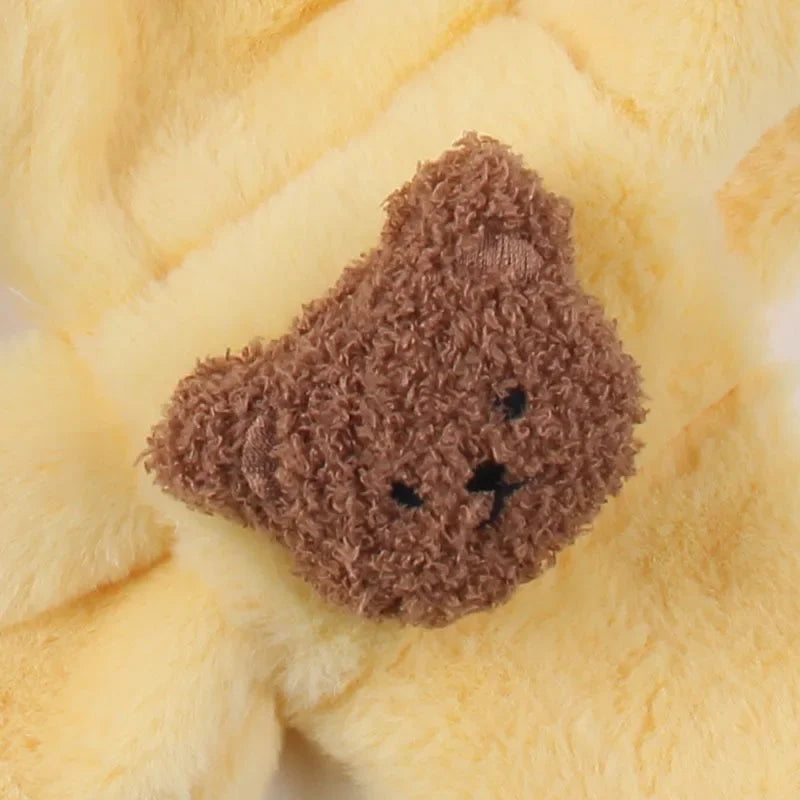 2023 Autumn Winter Soft Plush Children Scarf Cute Cartoon Girl Baby Thick Warm Scarf Outdoor Kids Neckerchief Baby Accessories