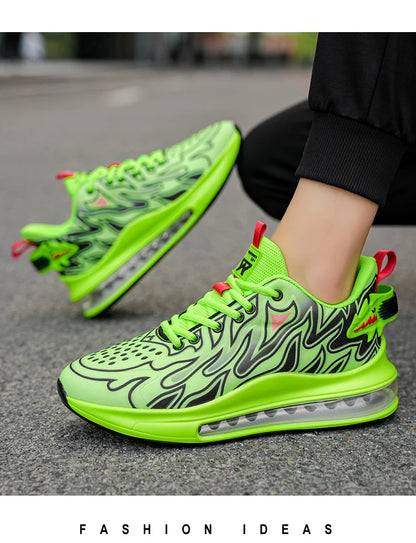 Luxury Men's Sneakers Casual Breathable Trainer Race Fashion Loafers Running Shoes for Male Tenis