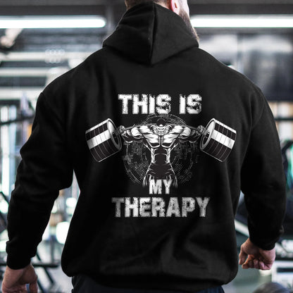 Men Autumn Winter New Men's Fitness Hoodies   Pattern Hooded  Workout Hoodie Breathable Sweatshirts