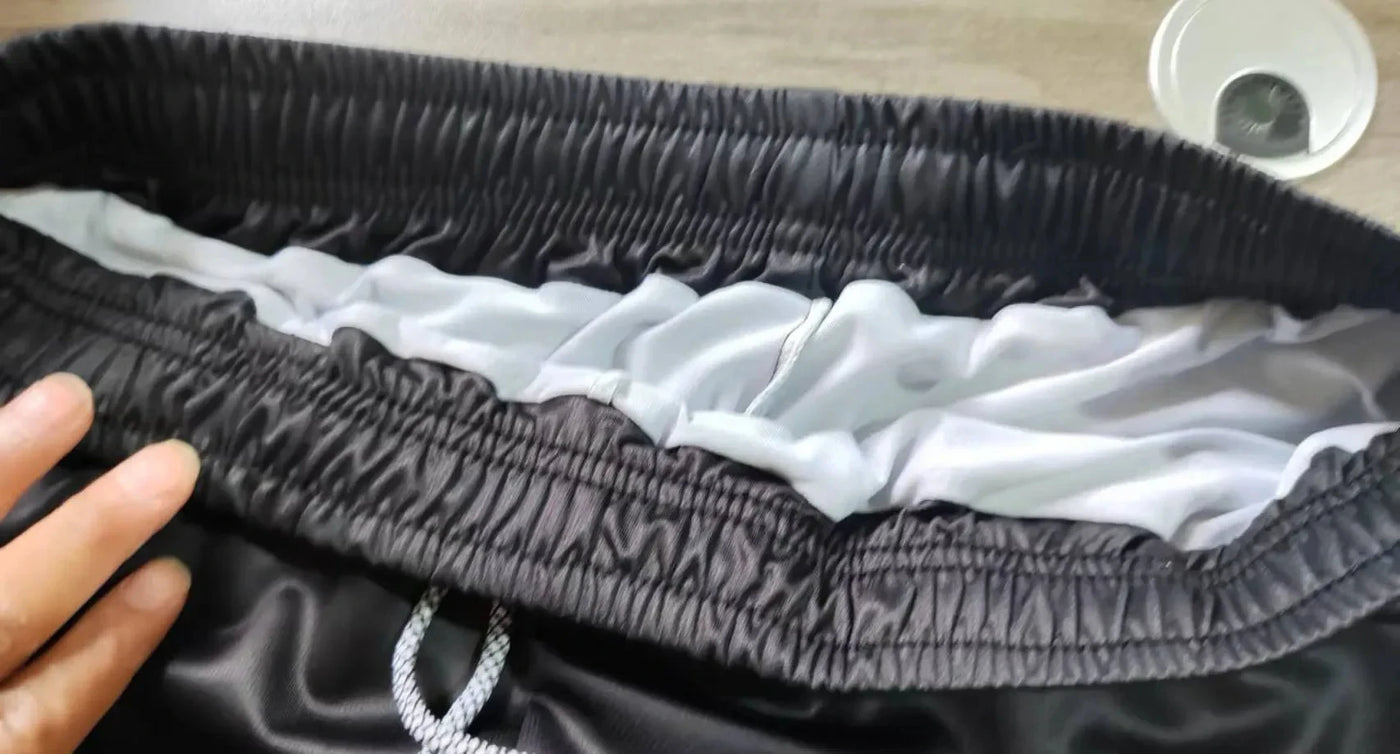 2024 Men's Smiling Face Printed Fitness Shorts Double-Layer 2-in-1 Quick Drying Fitness Outdoor Leisure Training Sports Shorts