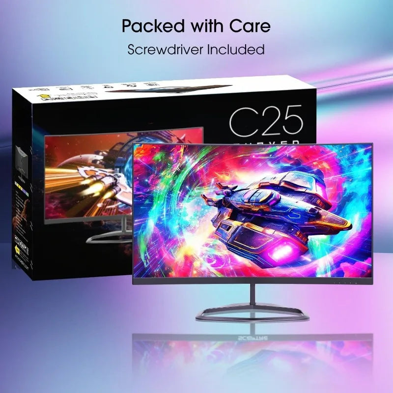 Curved 24.5-inch Gaming Monitor up to 240Hz 1080p R1500 1ms DisplayPort  x2 Blue Light Shift Build-in Speakers, M