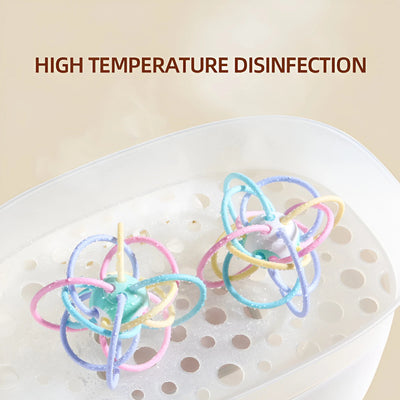 Manhattan square golfer grips teether grinding ball educational toy ball