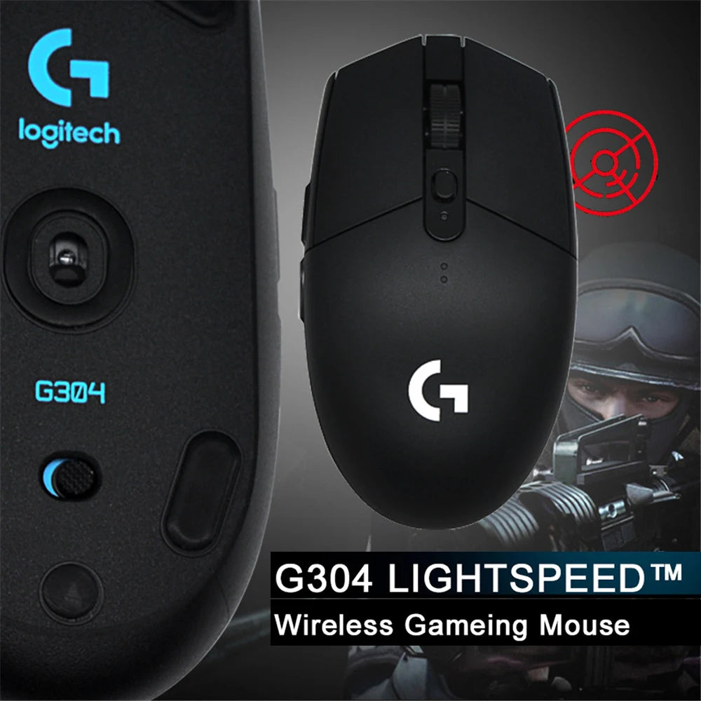 Logitech G304 LIGHTSPEED Wireless Gaming Mouse 12000 DPI Wireless Mouse Laptop Accessories No Driver Version