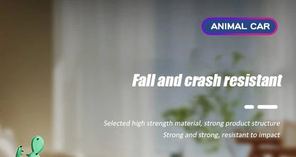 Children's Animal Toy Car Push-Along Vehicle Fun And Interactive Playtime Essential for Kids Intellectual Development Gift