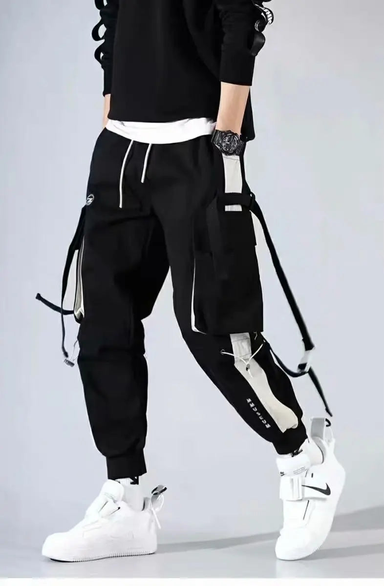 Multi Pocket Drawstring Cargo Pants, Men's Casual Cargo Pants For Summer Autumn Outdoor