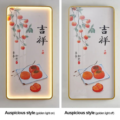 VIOLET Modern Picture Wall Light LED Chinese Creative Simple Mural Sconce Lamp For Home Living Room Study Corridor Decor