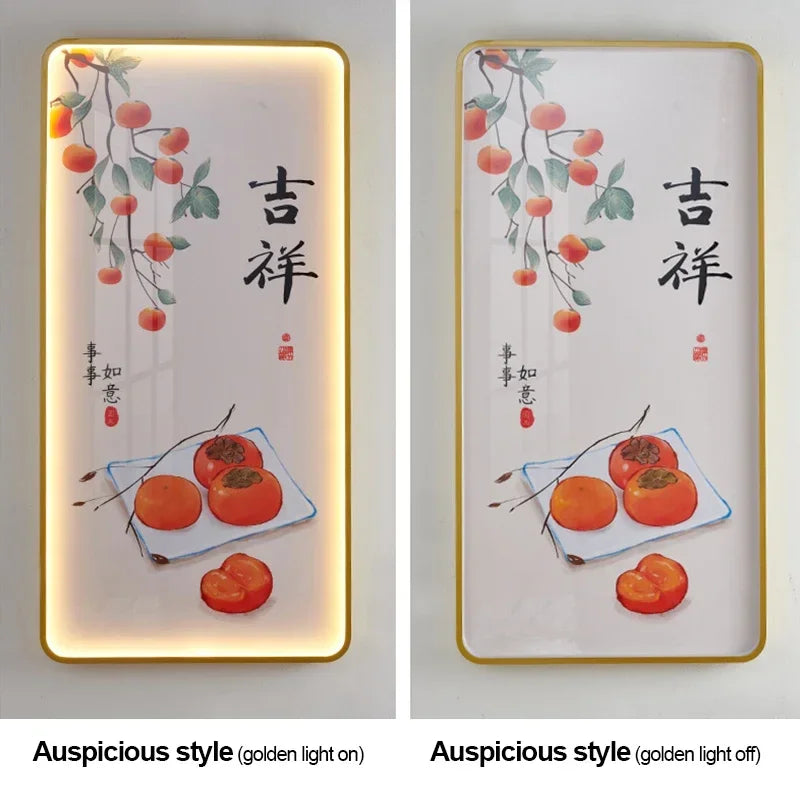 VIOLET Modern Picture Wall Light LED Chinese Creative Simple Mural Sconce Lamp For Home Living Room Study Corridor Decor