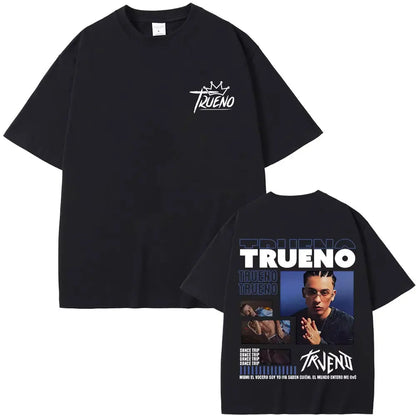 Rapper Trueno Album Tour Merch T-shirt Men Women Clothes Fashion Short Sleeve Tee Shirt Streetwear Cotton Loose T-shirts Unisex