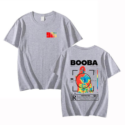 B2O T-shirts Men Fashion BOOBA Printed Short Sleeve T Shirt Women Casual Harajuku Streetwear Tee Tops