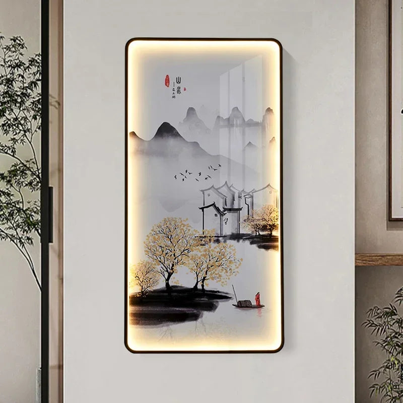 VIOLET Modern Picture Wall Light LED Chinese Creative Simple Mural Sconce Lamp For Home Living Room Study Corridor Decor