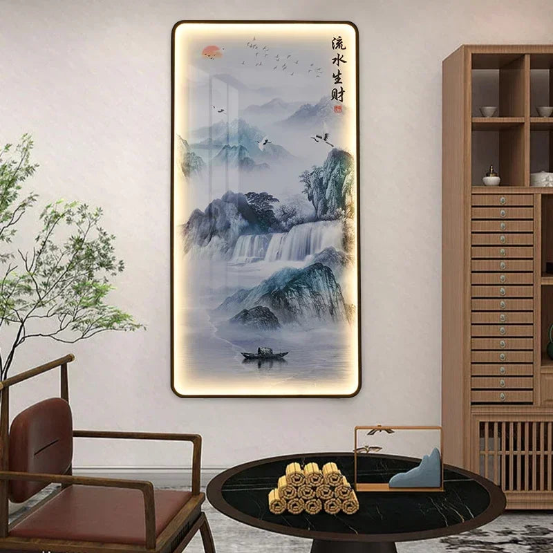 VIOLET Modern Picture Wall Light LED Chinese Creative Simple Mural Sconce Lamp For Home Living Room Study Corridor Decor