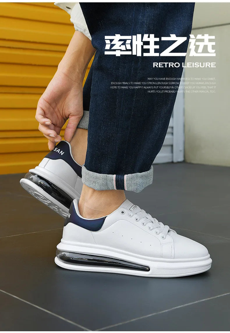 Luxury Men's Sneakers Casual Breathable Trainer Race Fashion Loafers Running Shoes for Male Tenis