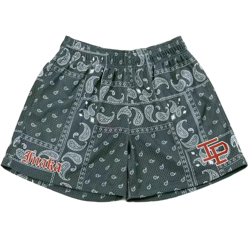 Mens Clothing IP Trend Casual Sports Shorts Gym Fitness Quick Dry Breathable Mesh Beach Basketball Jogger Short Pants Sweatpants