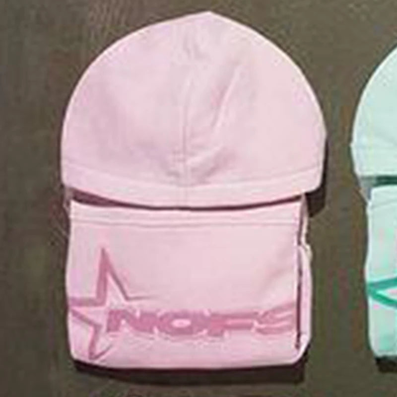 NOFS Letter Embroidery Fashion Brand Loose Oversized Hoodie Y2K Hip-Hop Streetwear women Pullovers Casual Top Pants Sportswear