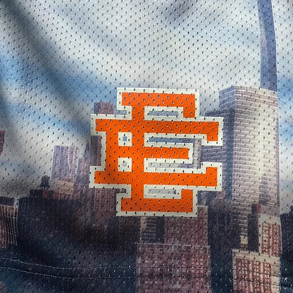 New Summer Eric Emanuel EE Basic Mesh Short Classic Floral Printed Gym Shorts 2025 Men's Gym Basketball Sports Beach Shorts