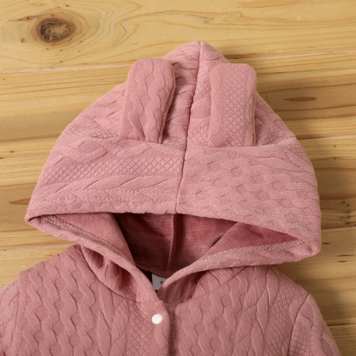 Autumn Winter Newborn Baby Romper Boys Girls Lovely Ears Hooded Long Sleeve Infant Bodysuit Warm Jumpsuit Toddler Girl Clothes