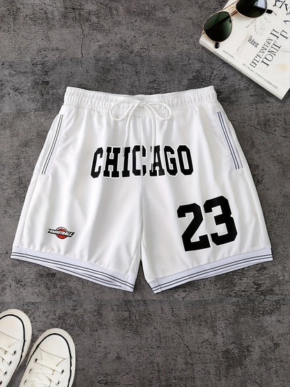 The 2025 summer new pattern 3D letter printed men's shorts are casual, fashionable, soft, comfortable and lightweight