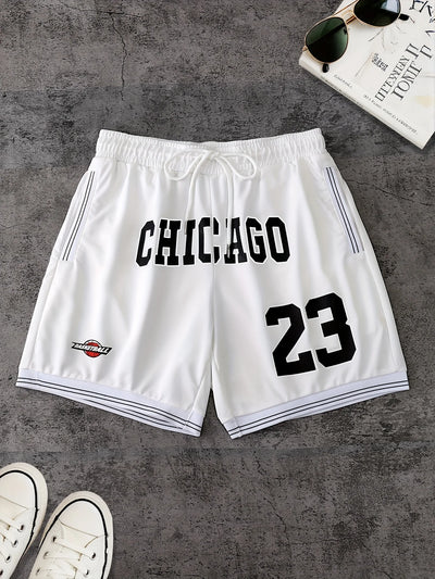 The 2025 summer new pattern 3D letter printed men's shorts are casual, fashionable, soft, comfortable and lightweight