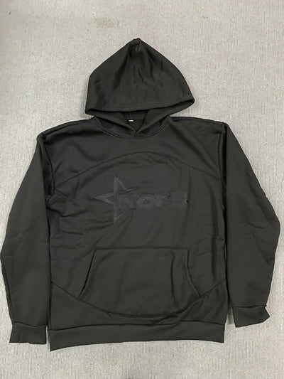 NOFS Letter Embroidery Fashion Brand Loose Oversized Hoodie Y2K Hip-Hop Streetwear women Pullovers Casual Top Pants Sportswear