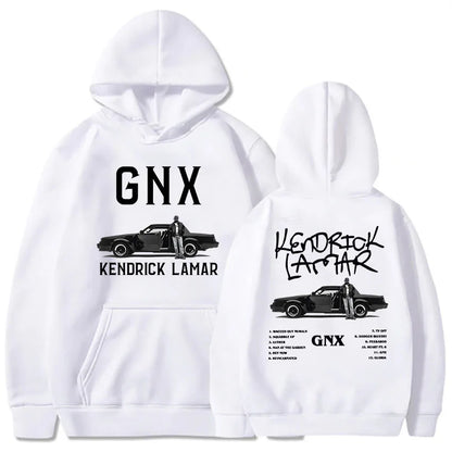 2025 GNX Album Printed Hoodie Kendrick Lamar Rapper Rock Style Men's Sweatshirt Street Long-sleeved Cotton Hooded Pullover