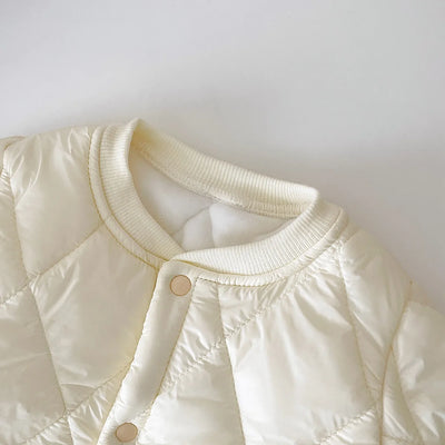 Sanlutoz Fashion Long Sleeve Baby Rompers Thicken Fleece Warm Winter Infants Clothing