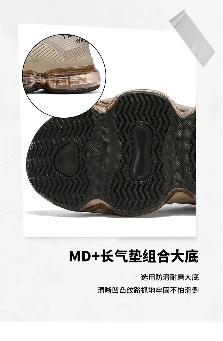 Luxury Men's Sneakers Casual Breathable Trainer Race Fashion Loafers Running Shoes for Male Tenis