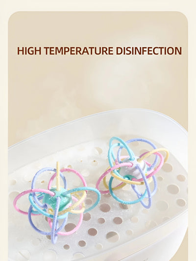 Manhattan square golfer grips teether grinding ball educational toy ball