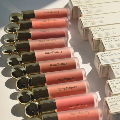 RARE Beauty Liquid Blush Lipstick Grateful Eyes Cheek Blusher Waterproof Mositure Face Contour Shadow LipGloss Plump Makeup