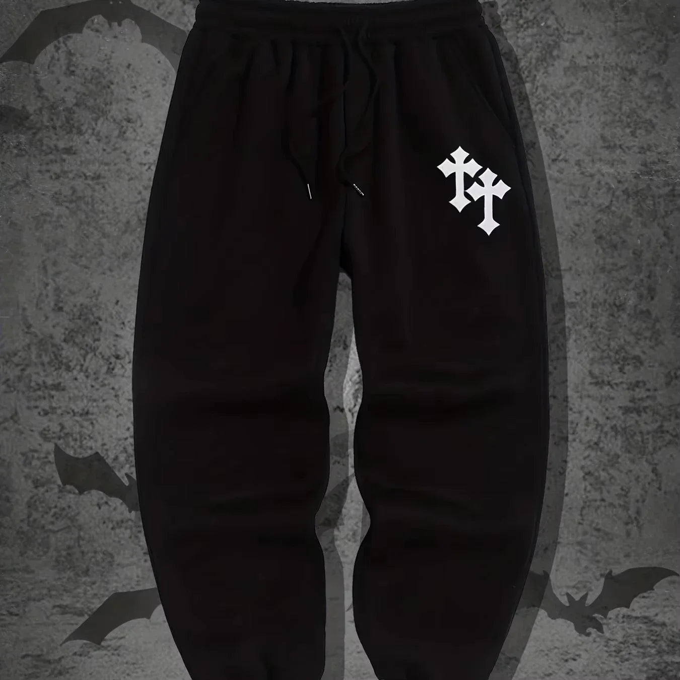 Harajuku hip-hop pants Printed Pattern Slim Men Y2K Gothic Leisure Fashion Sports Street Wear Couple Sweatpants