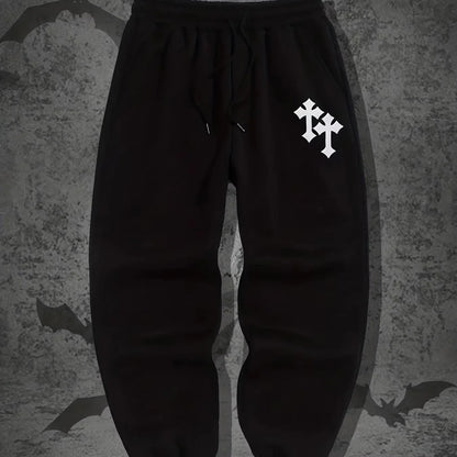 Harajuku hip-hop pants Printed Pattern Slim Men Y2K Gothic Leisure Fashion Sports Street Wear Couple Sweatpants